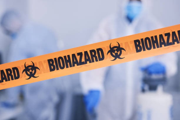 Professional Biohazard Cleanup technician working in Fountain, CO